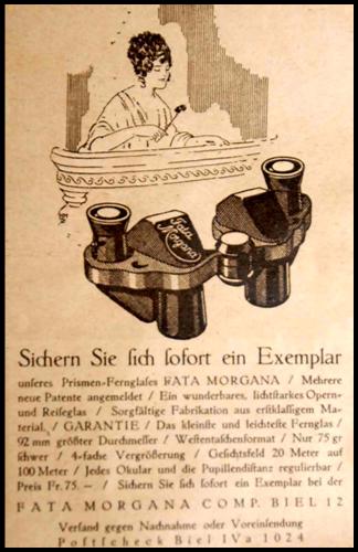 Fata Morgana Binoculars Advertisement.
Fata Morgana jumelles.
Fata Morgana fernglas.
Fata Morgana binocolo.
Fata Morgana binoculares.
Fata Morgana prismaticos.
Fata Morgana kikkert.
Fata Morgana verrekijker.
Fata Morgana kiikarit.
Fata Morgana kikare.
Fata Morgana dylbi.
Fata Morgana dvogled.
Fata Morgana dalekohled.
Fata Morgana binoklis.
Fata Morgana ziuroni.