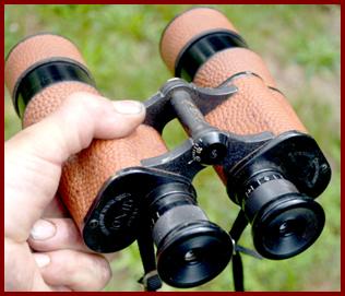 1918 US Navy Bureau of Navigation U.S. Navy Gun Factory 10x45 Military Binoculars.