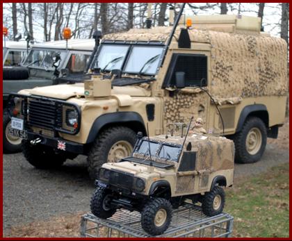 1992 Snatch Land Rover CAV-100 armored military truck from the Iraq war.
1992 Snatch Land Rover CAV-100 camion blinde militaire Brittannique de la guerre en Iraq. 
1992 Snatch Land Rover CAV-100 Britischer Militar-Panzerwagen aus dem Iraq-Kreig.
1992 Snatch Land Rover CAV-100 camion blindado militar Britanico de la guerra de  
    Iraq.
1992 Snatch Land Rover CAV-100 camion blindado militare Britannico dalla guerra 
   in Iraq.
1992 Snatch Land Rover CAV-100 Brittisk militar pansarlastbil fran Oraqkriget.
1992 Snatch Land Rover CAV-100 Iraq savasindan Ingiliz askeri zirhlt kamyonu.
Snatch armored military Land Rover wth  RC Radio control replica truck.
RC Snatch Land Rover.
Radio control snatch land rover
Land Rover Snatch military Armored Remote Control RC truck 1/10 scale.
Land Rover Snatch 1/10 telecomande RC camion militaire blinde.
Land Rover Snatch 1/10 control remoto RC camion militar blindado.
Land Rover Snatch 1/10 telecomando RC camion militare blindato.
RCLand Rover.

