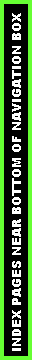 Text Box: INDEX PAGES NEAR BOTTOM OF NAVIGATION BOX