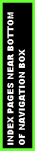 Text Box: INDEX PAGES NEAR BOTTOM OF NAVIGATION BOX
